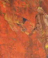 Sersovszky László (-): Lámpafénynél. Olaj, fa. Jelzett a hátoldalán. 50x34,5 cm