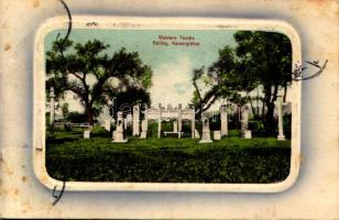 1912 Beijing, Peking; Western Tombs / Kaisergräber (tear)