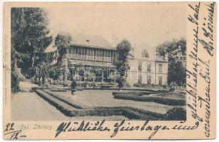 1902 Szentlőrinc, Szent-Kereszt (Táplánszentkereszt, Vas megye); Gróf Széchenyi kastély. Carl Otto Hayd Kunstanstalt (EK)