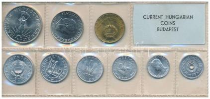 1972. 2f-10Ft (9xklf) érmés forgalmi sor fóliatokban T:UNC patina
Adamo FO5