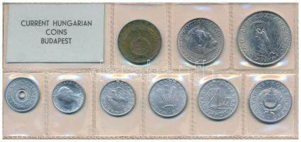 1973. 2f-10Ft (9xklf) érmés forgalmi sor fóliatokban, jobboldali címkével T:UNC patina
Adamo FO6