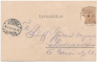 1899 (Vorläufer) Hajdúszoboszló, Izraelita templom, zsinagóga (vágott / cut)