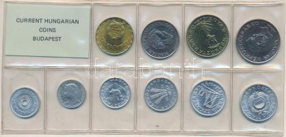1988. 2f-20Ft (10xklf) érmés forgalmi sor fóliatokban T:UNC Adamo FO21