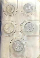 1984. 2f-20Ft (10xklf) érmés forgalmi sor "Magyar Népköztársaság forgalmi érméi" sötétkék ...