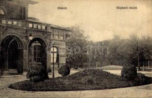 1916 Miskolc, Népkert, park. Orosz Ferenc kiadása (EK)