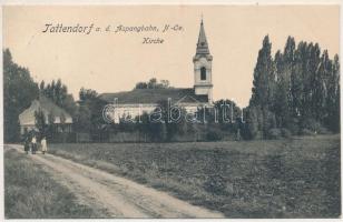 1911 Tattendorf a. d. Aspangbahn, N.-Oe. Kirche / church