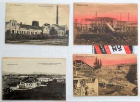 BÁNYÁSZAT - Kb. 193 db RÉGI és MODERN képeslap a Magyar Királyság területéről albumba rendezve + kis...