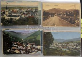 BÁNYÁSZAT - Kb. 193 db RÉGI és MODERN képeslap a Magyar Királyság területéről albumba rendezve + kis...