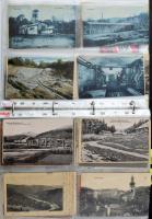 BÁNYÁSZAT - Kb. 193 db RÉGI és MODERN képeslap a Magyar Királyság területéről albumba rendezve + kis...