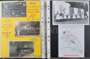 BÁNYÁSZAT - Kb. 193 db RÉGI és MODERN képeslap a Magyar Királyság területéről albumba rendezve + kis...
