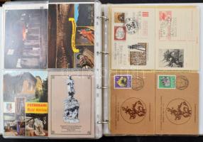 BÁNYÁSZAT - Kb. 193 db RÉGI és MODERN képeslap a Magyar Királyság területéről albumba rendezve + kis...