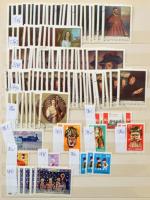 Románia készlet a 60-70-es évekből, több ezer darab bélyeg 12 lapos A4-es berakóban