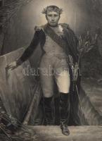 Nepóleon feltámad a sírjából. Nyomat, üvegezett keretben, 36x29 cm