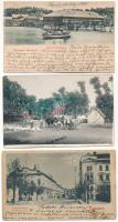 7 db RÉGI magyar város képeslap vegyes minőségben: tanya fotó, Hévíz, Szolnok, Szeged, Fonyód, Szere...