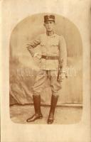 Első világháborús osztrák-magyar katona tőrrel / WWI K.u.k. (Austro-Hungarian) military photo, soldier with dagger