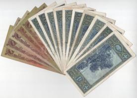 1945. 10.000P (5x) + 1.000.000P (10x) T:F,VG közte szakadás, folt