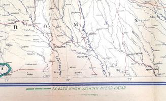 Magyarország közigazgatási térképe. Az első hírek szerinti nyers határ. A térképeredetit tervezte és...