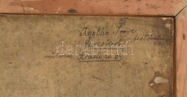 Ágotha Imre (1860-1930): Epreskert. Olaj, karton. Jelzés nélkül, hátoldalán fleiratozott. 26,5x35,5 ...