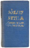 József Attila összes versei és műfordításai. Sajtó alá rendezte: Bálint György. Pérely Imre rajzaival. Bp., [1940], Cserépfalvi,(Pápai Ernő-Nagy Sándor-ny.), 544 p. Kiadói aranyozott kék egészvászon-kötés, kopott borítóval.