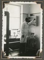 cca 1930-1940 Matits Lajos (1902-1972) a Kékes-Szálló magaslati gyógyintézet főorvosának fotóalbuma,...