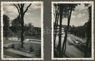 cca 1930-1940 Matits Lajos (1902-1972) a Kékes-Szálló magaslati gyógyintézet főorvosának fotóalbuma,...