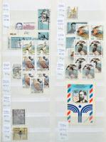 NSZK 1992-1993 kereskedői rendező 30 lapos A4 Leuchtturm berakóban, több ezer bélyeg, rengeteg kompl...