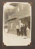 cca 1930-1940 Matits Lajos (1902-1972) a Kékes-Szálló magaslati gyógyintézet főorvosának fotóalbumai...