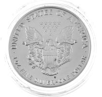 Amerikai Egyesült Államok 1996. 1$ Ag "American Silver Eagle" kapszulában (0.999/31,34g) T:BU USA 1996. 1 Dollar Ag "American Silver Eagle" in capsule (0.999/31,34g) C:BU Krause KM#273