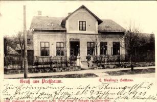 1911 Pressbaum, E. Kiesling's Gasthaus / inn, restaurant (fa)