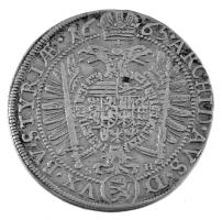 Ausztria 1665S-H 15kr Ag "I. Lipót" Graz (5,67g) T:AU,XF forrasztásnyom? / Austria 1665S-H...