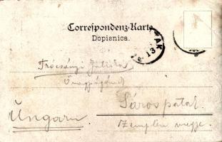 1902 Logatec, Dolenji Logatec, Unterloitsch; Gostilna Kramar, Tordka Tollazzi / Gasthof Kramar, Firm...