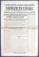 [II. Világháború] Nemzeti Ujság. 1941. november 26. (Napilap, XXIII. évfolyam, 270. szám) "Legu...