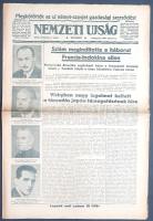[II. Világháború] Nemzeti Ujság. 1941. január 11. (Napilap, XXIII. évfolyam, 8. szám) "Megkötöt...