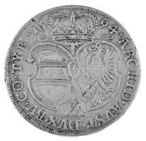 Ausztria 1694. 15kr Ag "I. Lipót" (5,45g) Hall T:XF,VF karc, patina
Austria 1694. 15 Kreu...