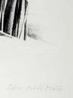 Sáros András Miklós (1945-): Arbol tropical I., 1987. Litográfia, papír, jelzett. Számozott: E.A. XV...