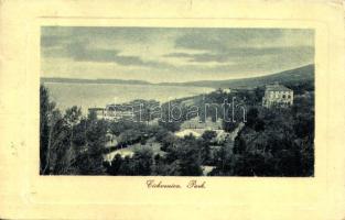 1910 Crikvenica, Cirkvenica; Park. W.L. Bp. 3968. (kis szakadás / small tear)