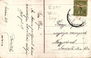 1910 Crikvenica, Cirkvenica; Park. W.L. Bp. 3968. (kis szakadás / small tear)