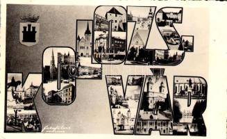 1941 Kolozsvár, Cluj; mozaiklap / multi-view postcard (fl)