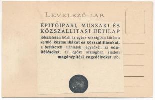 Tófalu, Kerti méhes, méhkasok, méhészet. Baross nyomda - Hátoldalon ragasztott reklám: Építőipari, M...