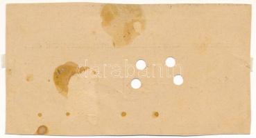 Budapest 1919-1925. "Mozgókép-Otthon" bon 10K értékben, kézi sorszámmal és aláírással, job...