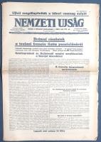[II. Világháború] Nemzeti Ujság. 1942. november 29. (Napilap, XXIV. évfolyam, 271. szám) "Ujból...