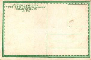 S.Z.v. Dzbanski gem. / Polnische Legionäre am Wachtfeuer. Offizielle Karte für Rotes Kreuz, Kriegsfü...