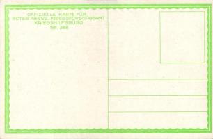 Offizielle Karte für Rotes Kreuz, Kriegsfürsorgeamt, Kriegshilfsbüro Nr. 397. / WWI Austro-Hungarian...