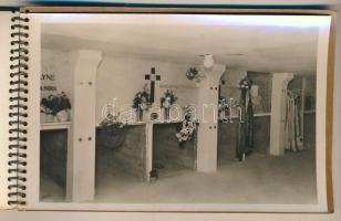 Budapest XIX. Kispest, Jézus Szíve templom emlékalbuma - nem képeslapos füzet 10 képpel, belsők