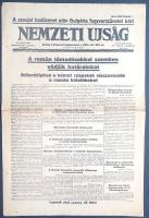 [II. Világháború] Nemzeti Ujság. 1944. szeptember 7. (Napilap, XXVI. évfolyam, 203. szám) "A sz...