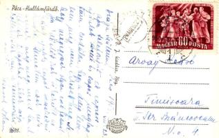 1950 Pécs, Hullámfürdő, strand