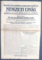 [II. Világháború] Nemzeti Ujság. 1942. november 11. (Napilap, XXIV. évfolyam, 255. szám) "Novem...