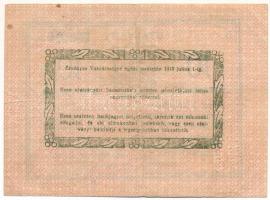 Szombathely 1919. május 6. 10K "Szombathelyi Takarék Pénztár" szükségpénze, köralakú "...