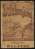 Iván József: Balatonfüred környéke és a Balaton. Szerk.: - -. Balatonfüred, 1935, Iglói János, 144 p. + 3 (kihajtható térképek) t. Fekete-fehér szövegközti fotókkal illusztrált. Kiadói papírkötés, foltos borítóval, a borítón későbbi műanyag védőfóliával.