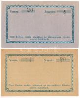 Újpest 1919. 1K + 2K "Mauthner Bőrgyár" váltópénz T:UNC
Adamo ÚJP3.1, ÚJP3.2